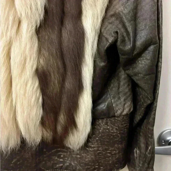 Faux Fur Bomber Jacket - Picture 6 of 8